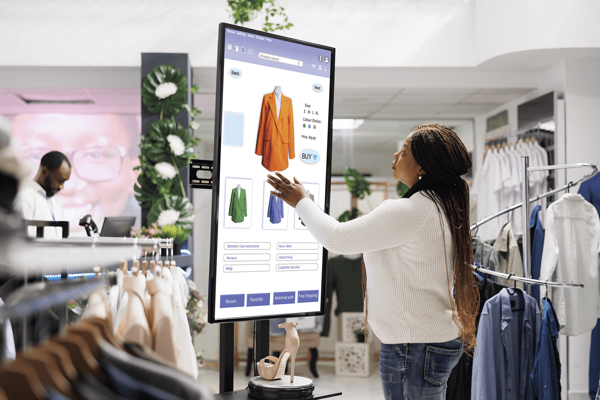 digital signage winkel