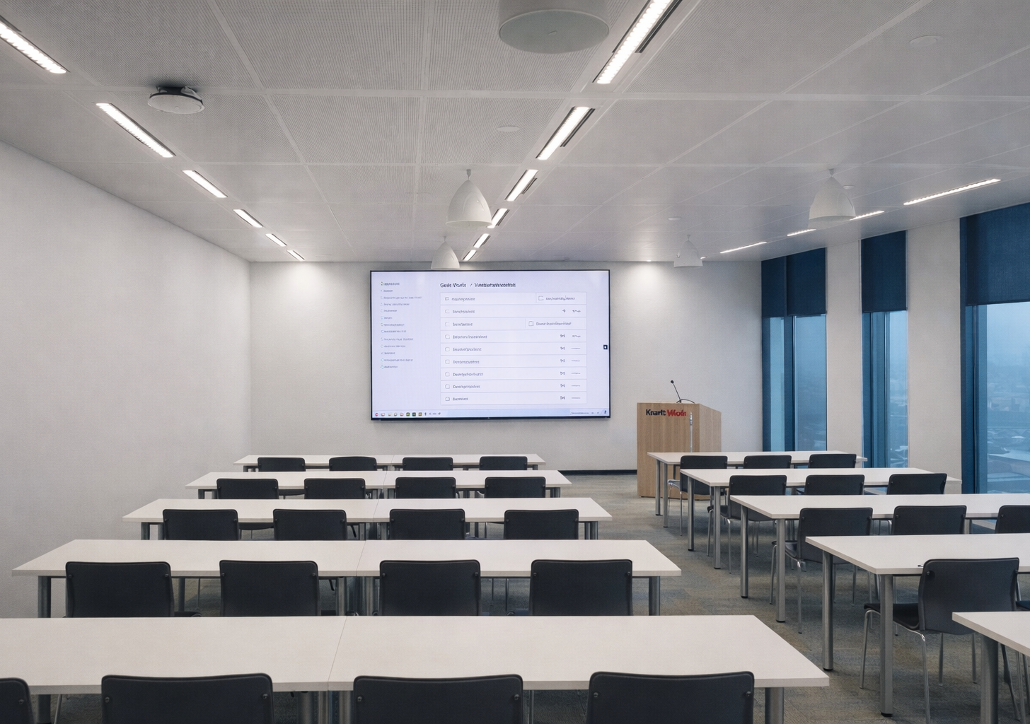vergader ruimte examen lokaal